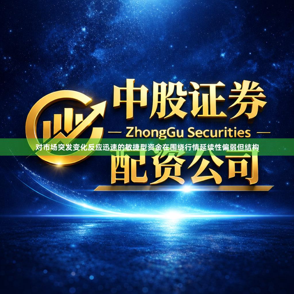 对市场突发变化反应迅速的敏捷型资金在围绕行情延续性偏弱但结构
